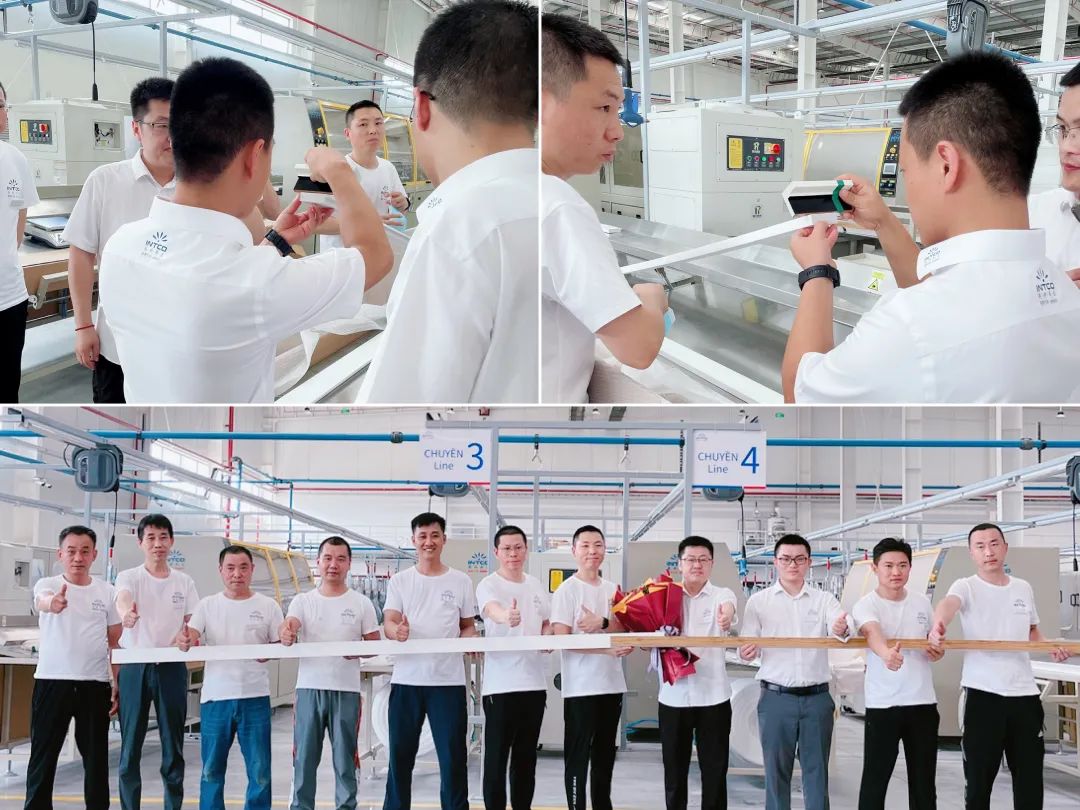 越南首箱框条生产现场