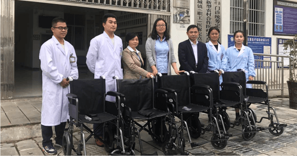 yp街机再生为医疗机构捐赠轮椅，践行企业社会责任